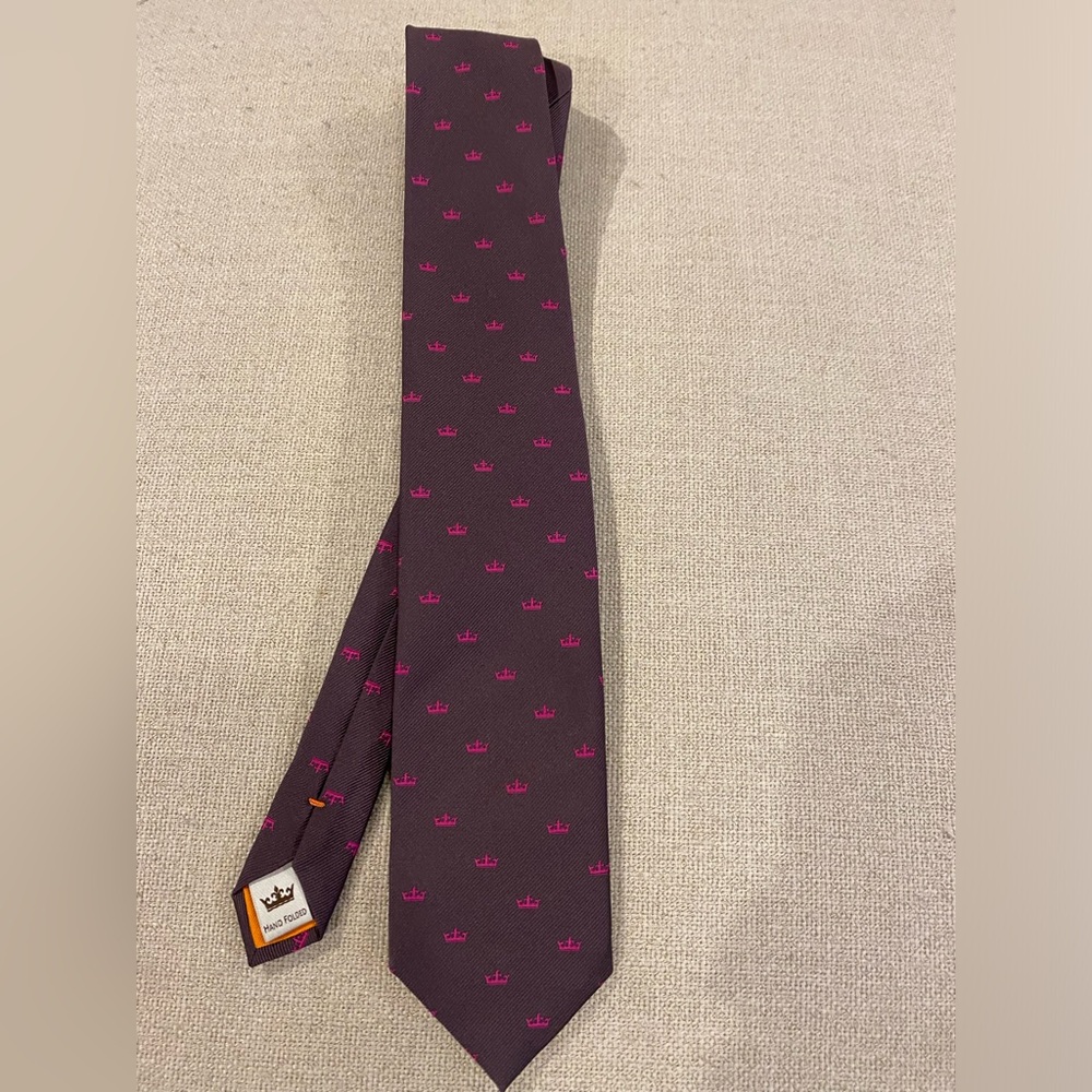 Peter Millar hand folded silk tie